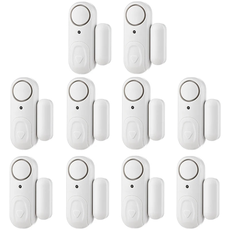 KERUI Door Window Magnets Sensor Detector with Battery 100dB Door Sensor Wireless Security Alarm for Home Working Independently