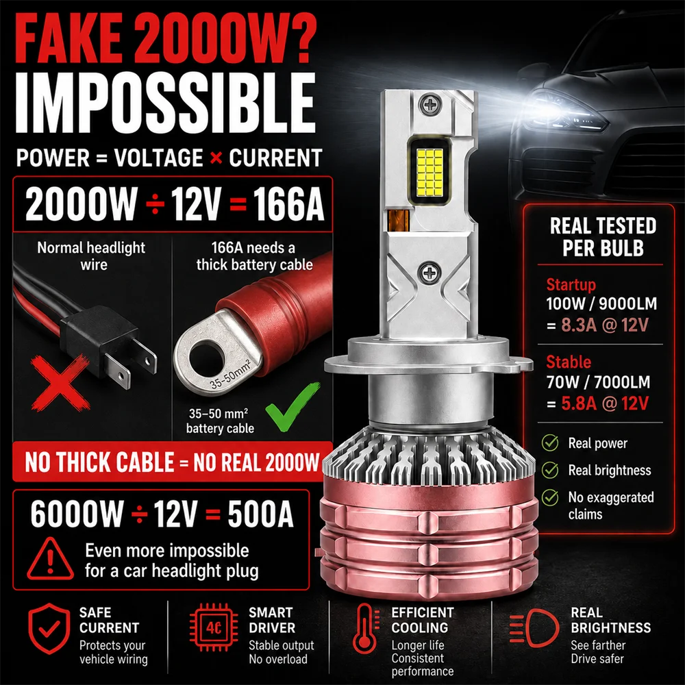 YHKOMS YG3 Rest Test H7 H4 Led Lamp 3 Copper Tubes Led Lights For Car H1 H11 HB3 9005 HB4 9006 Led Headlight Bulb 6000K
