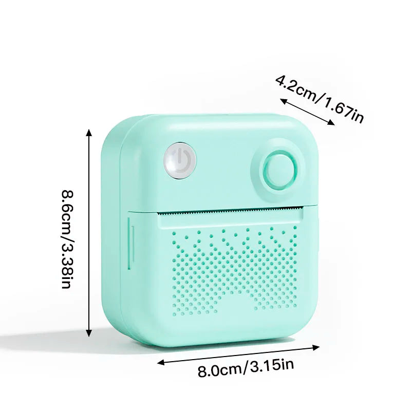 Thermal Laber Printer MINI Wirelessly BT 203dpi Photo Label Memo Wrong Question Printing With USB Cable Imprimante Portable