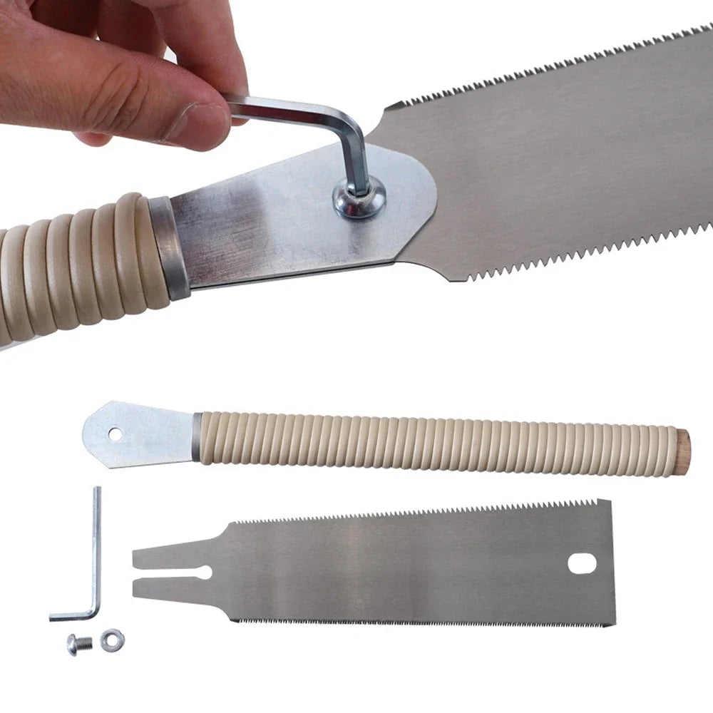 SK5 Woodworking Pull Saw, Single- or Double-Edged Options