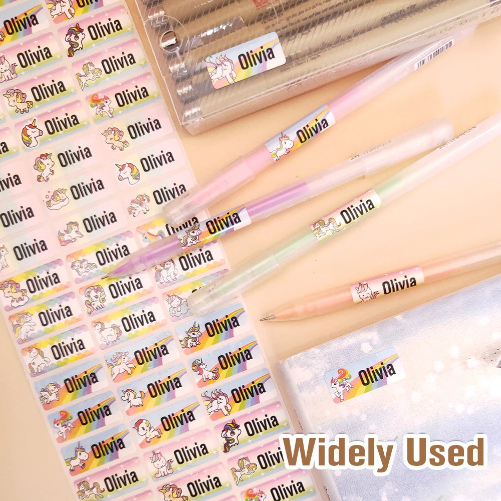 Personalised Name Stickers for School Items