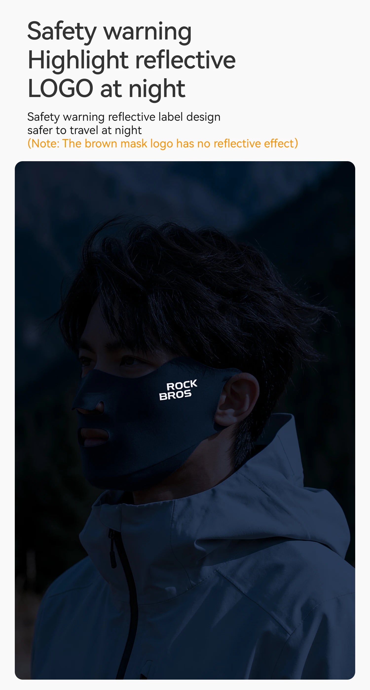 Cycling Face Mask with Fleece Inner Layer