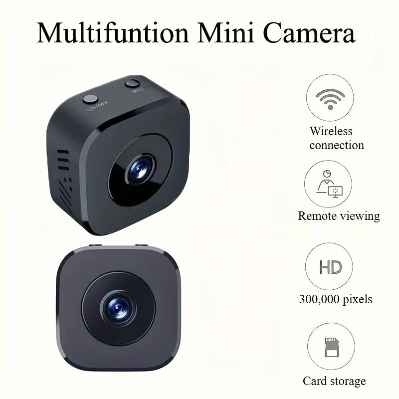 1080p Mini Wi-Fi Camera with Infrared Night Viewing