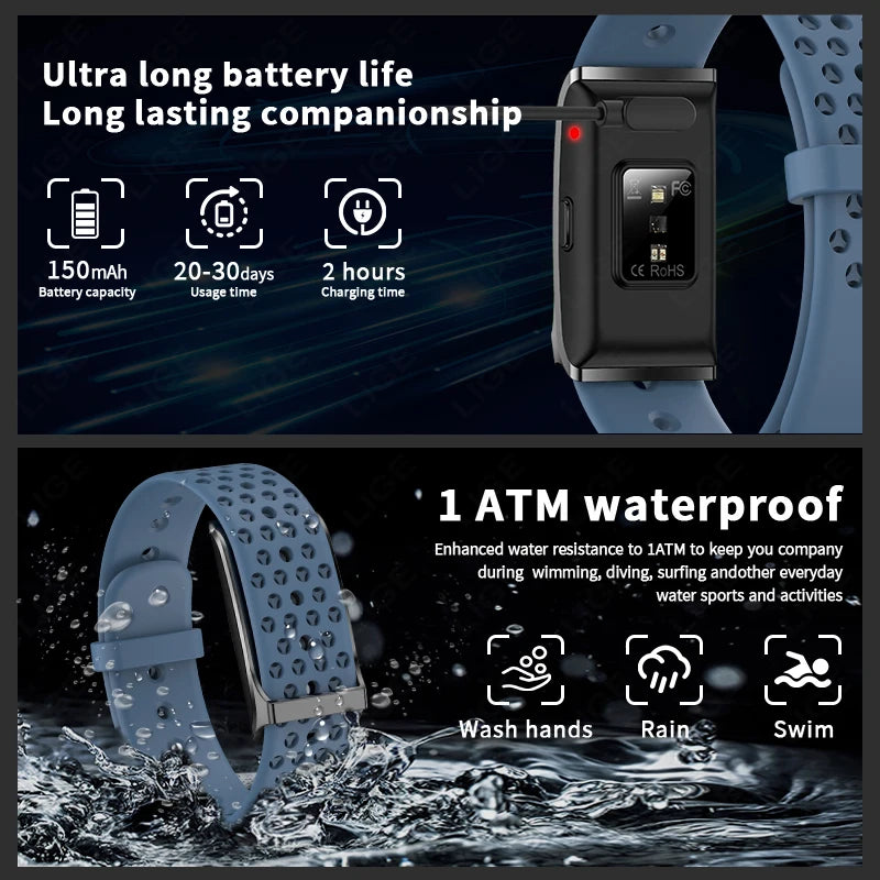 Bracelet connecté de suivi d’activité sans écran