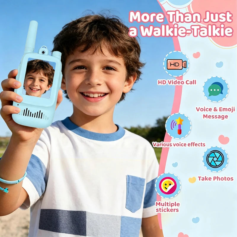 Rechargeable Kids Video Walkie-Talkie Pair