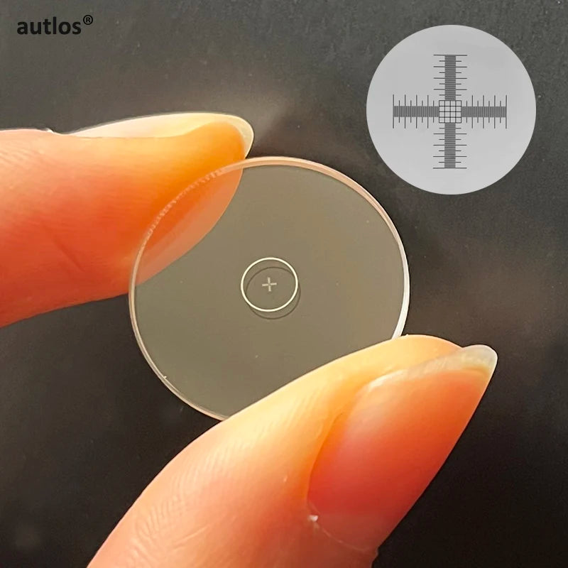 20 mm Optical-Glass Microscope Eyepiece Reticle