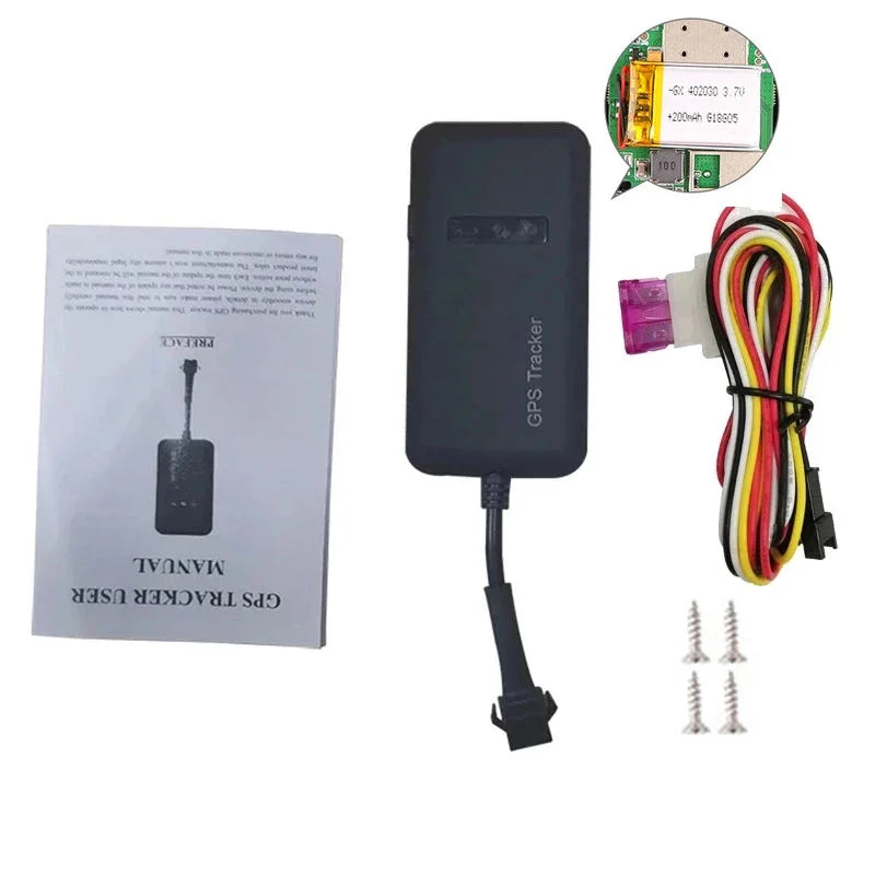 GT02D cu 4 fire pentru vehicul autovehicul motocicletă detector GPS TK110 GT02A ACC alarmă vibrație alarmă oprire alimentare cu releu Android Apple APP