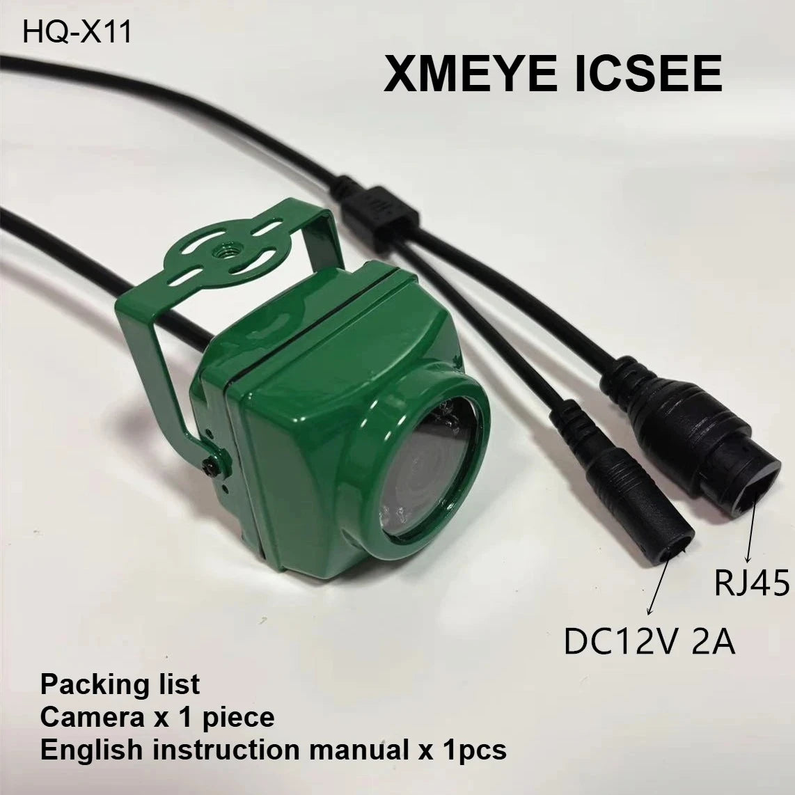 Kleine Outdoor 4K IP-Kamera mit PoE, Bewegungs­erkennung und Nachtmodus