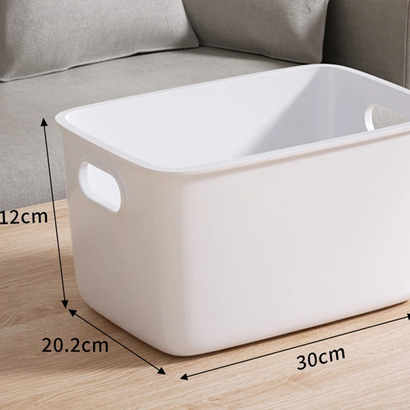 White Plastic Household Storage Box