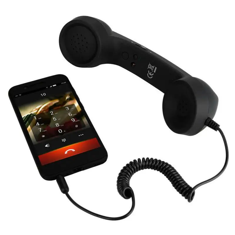 Retro Telephone Handset with 3.5mm Plug