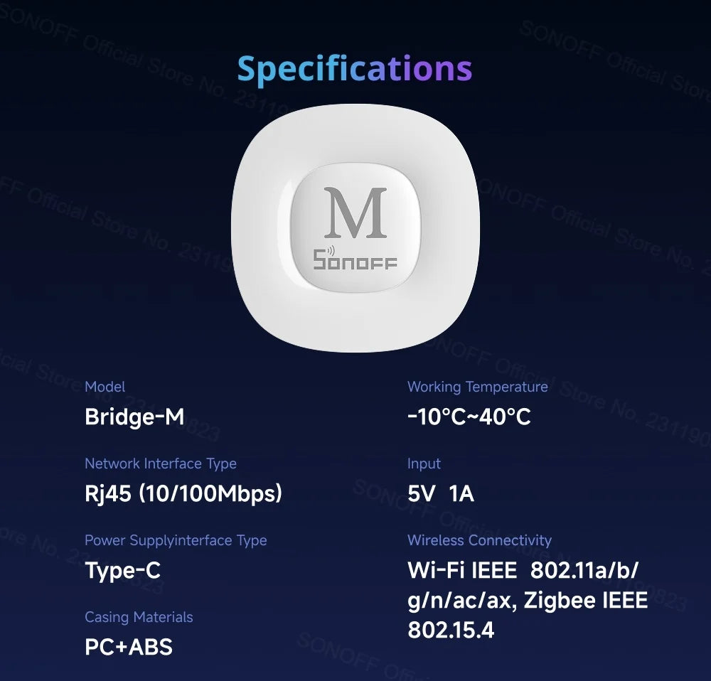 Puente Zigbee y Matter para hogar inteligente Gateway