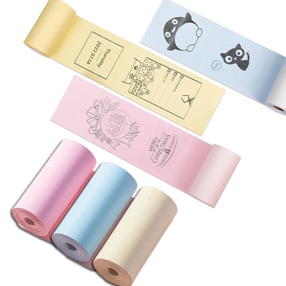 57 mm Thermal Label and Colour Paper Rolls, 6 m per Roll