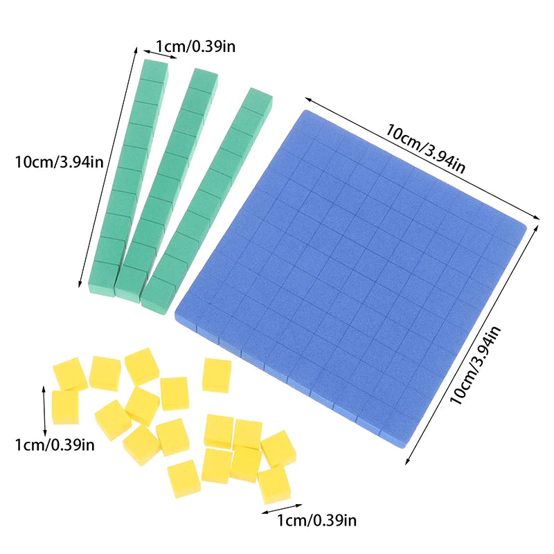 Base ti matematikblokke - 130 stykker