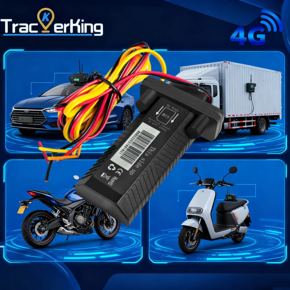 TrackerKing Vehicle Car Motorcycle GPS Tracker Oil-Cut ACC ALARM Android IOS APP J16/EC33
