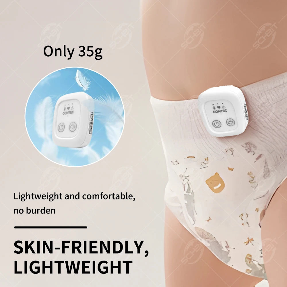 Bewegingsmonitor voor baby’s met opklikbare sensor en alarm