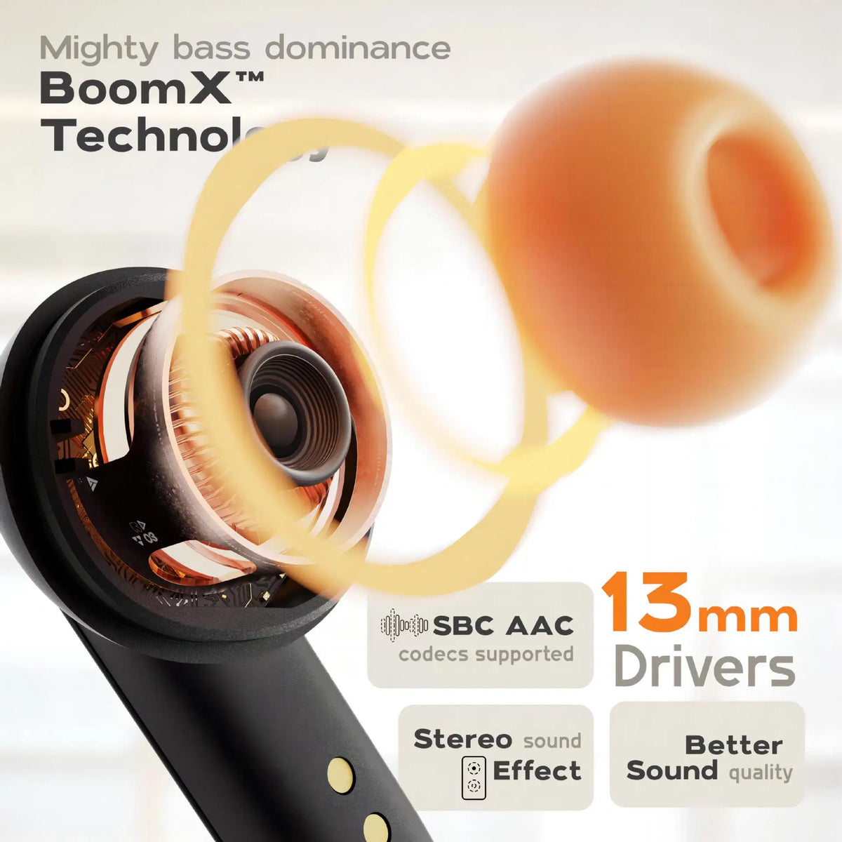 Wireless Earphones Bluetooth 5.4 with ENC Noise Cancelling