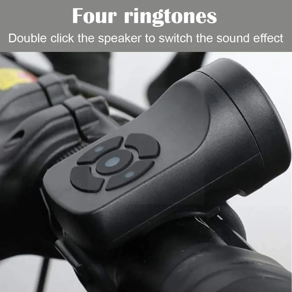 USB Rechargeable Bicycle Horn and Alarm