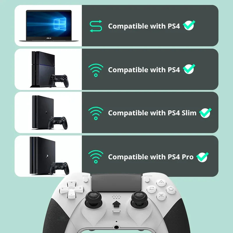 Bluetooth Wireless Controller for PS4 & PC 🎮 