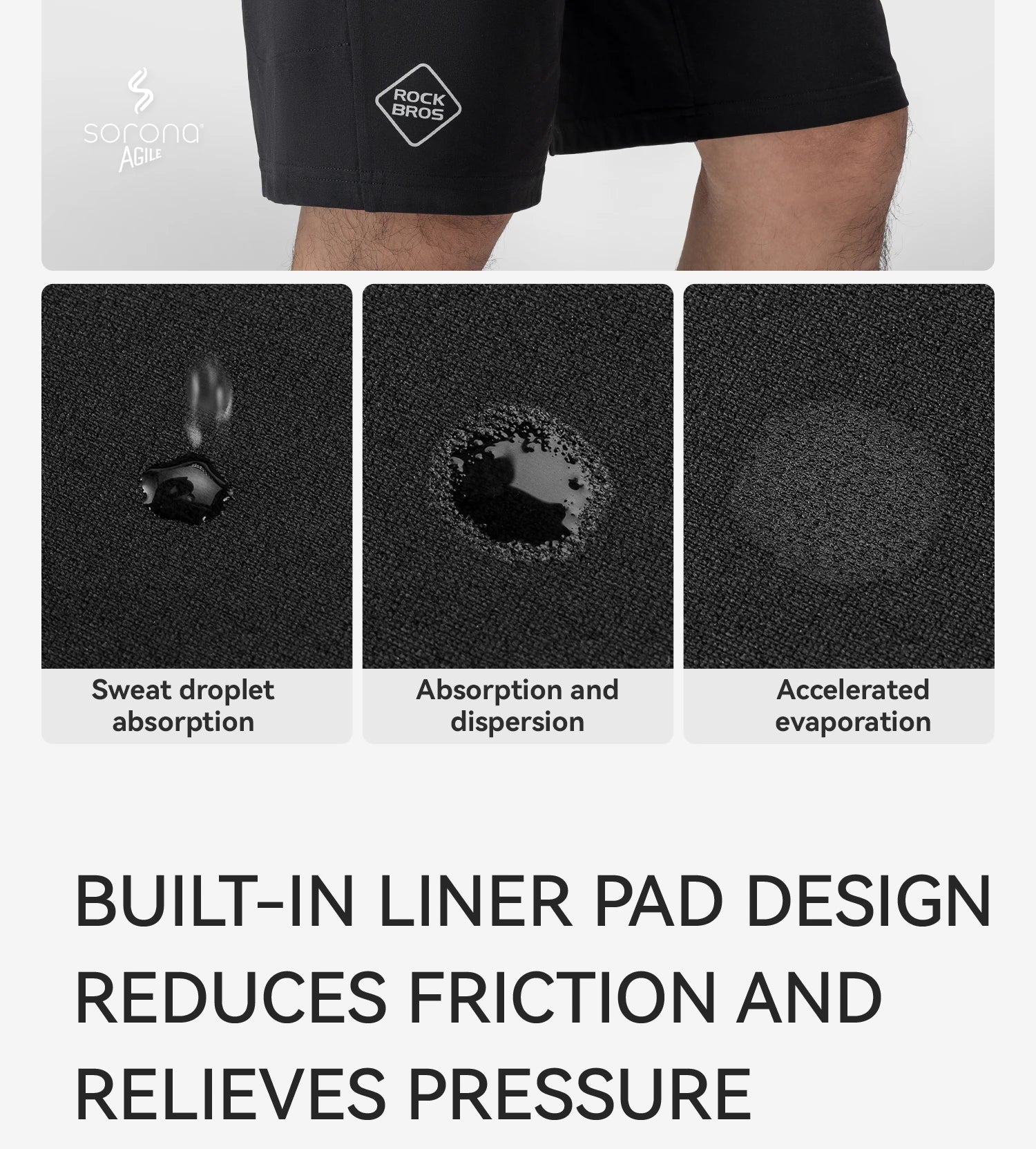Men's Cycling Shorts Quick-Dry Breathable Road Bike Sport Shorts