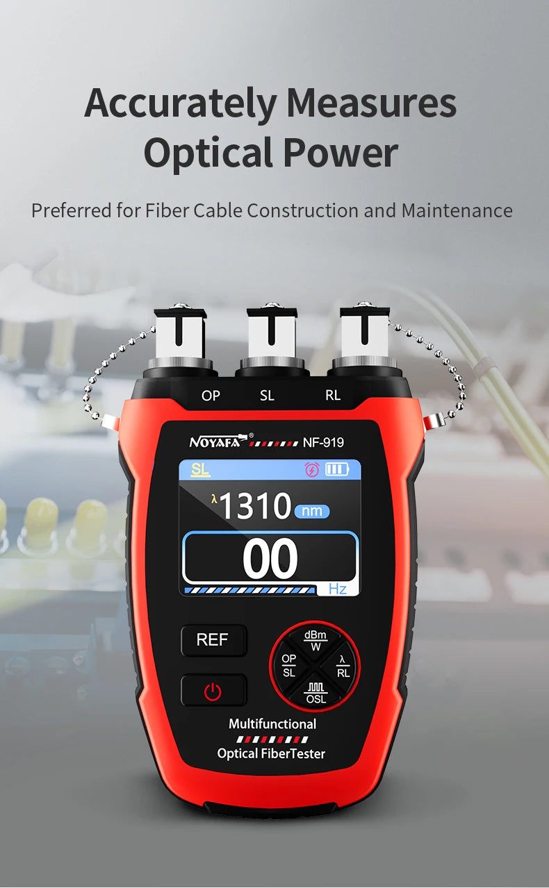 NF-919 Optical Power Meter, Light Source and VFL