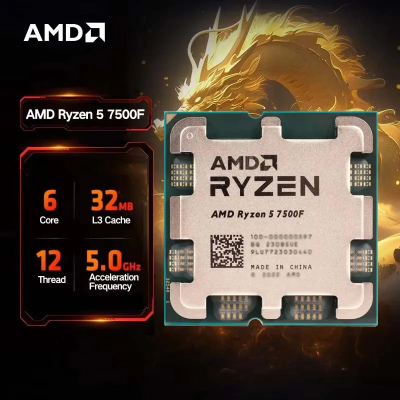 AMD Ryzen 5 7500F asztali processzor