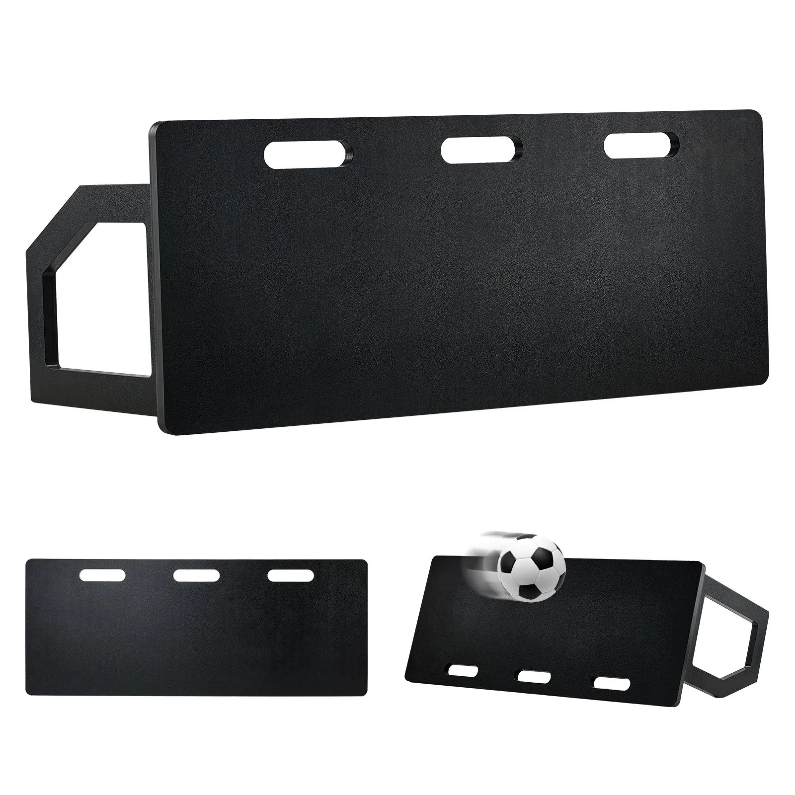 Fodbold Rebounder Board 40x16 Tommer Foldbar Trænings Kickback Væg