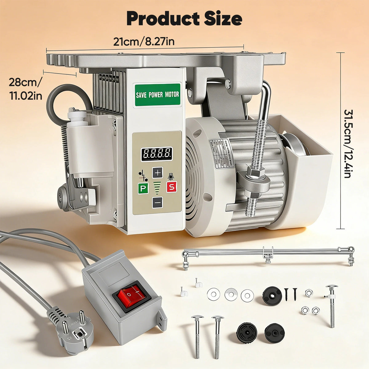 Industrial Sewing Machine Servo Motor with Speed Control