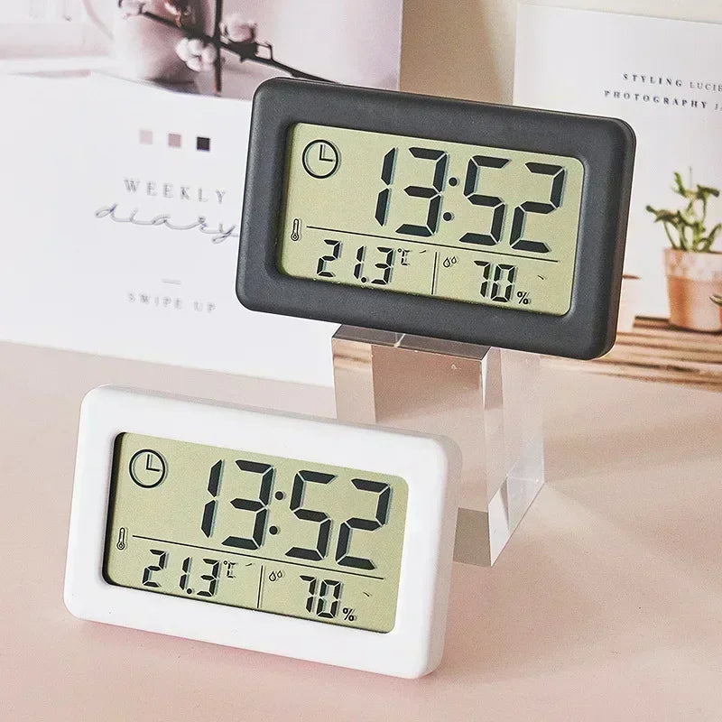 Mini Digital Clock with Temperature and Humidity Display