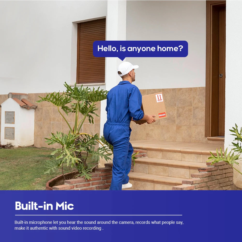 Hikvision Original 4K 8MP IP Camera DS-2CD1383G2-LIUF AcuSense Smart Hybrid Light Built-in MIC Slot Security Network Camera IP67 