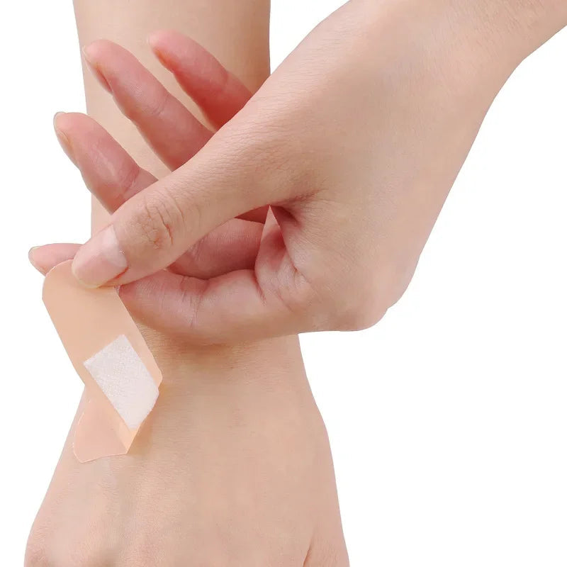 Band-Aids Waterproof Breathable Cushion Adhesive Plaster Wound Hemostasis Sticker Band First Aid Bandage Medical Gauze 