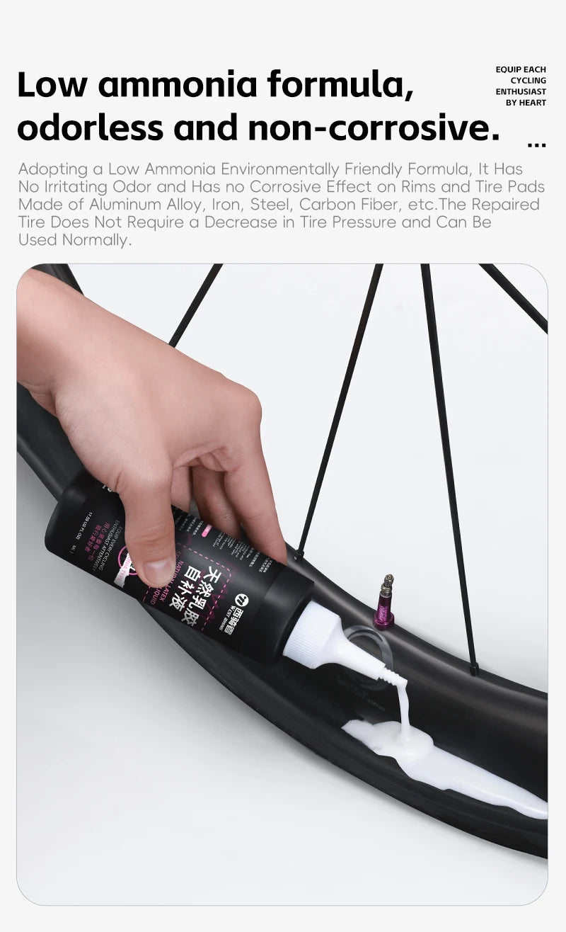 WEST BIKING Latex Tubeless Dækforsegler
