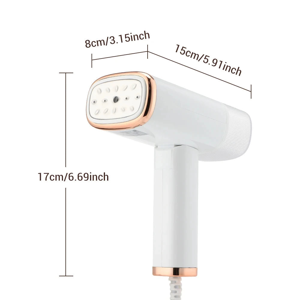 Garment Steamers 130ml Handheld Fabric Steamer Fast-Heat 1000W Garment Steamer Iron Steam Cleaner for Home Travelling Portable 