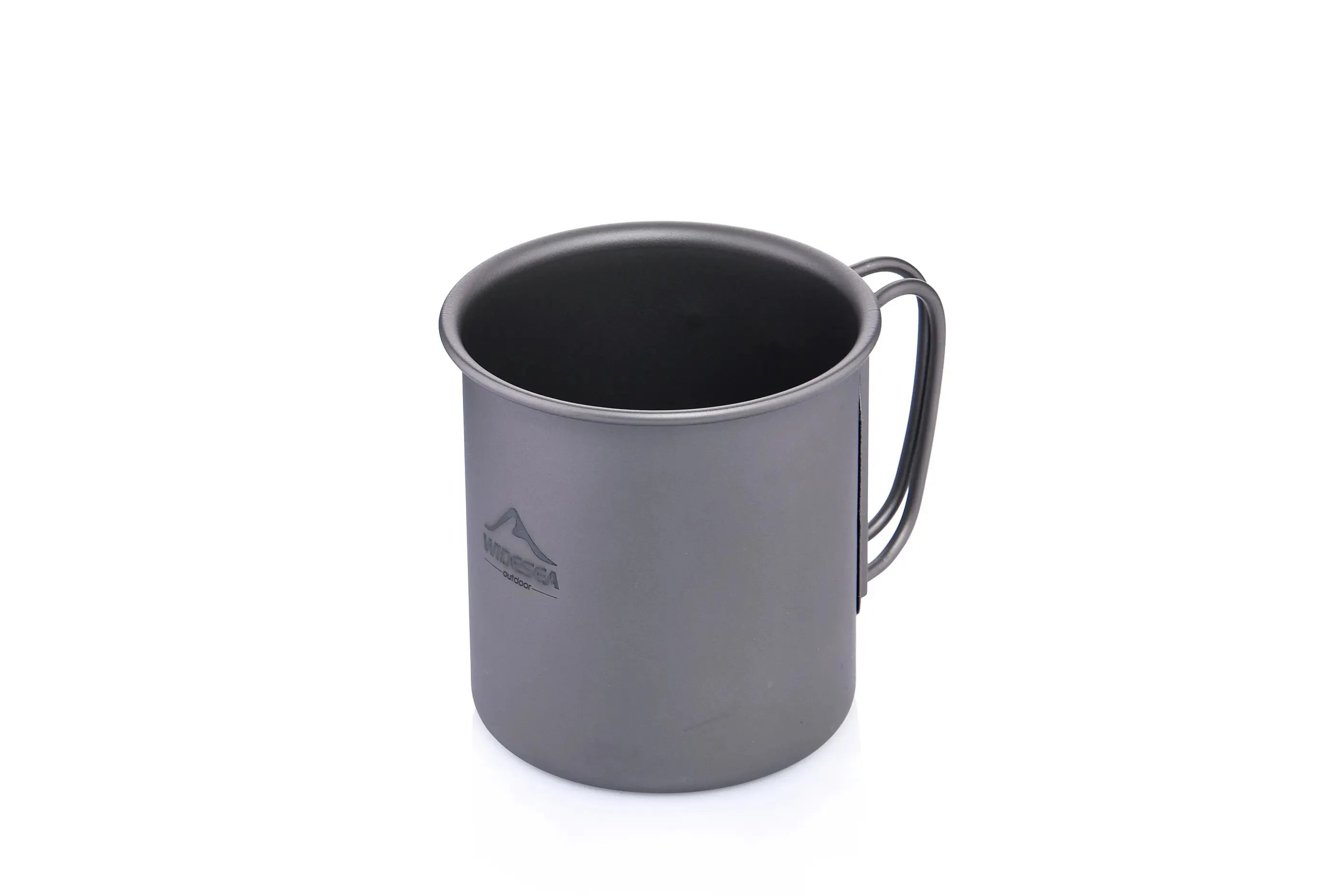 Titanium Cup with Lid Foldable Camping Coffee Mug