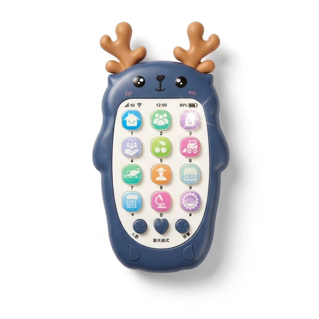 Animal-Design Toy Phone with Sounds, Ages 3+