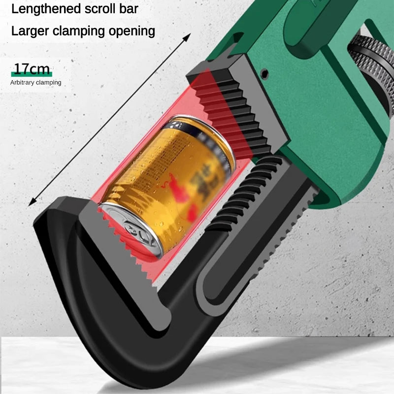 Carbon-Steel Pipe Wrench - Size Options
