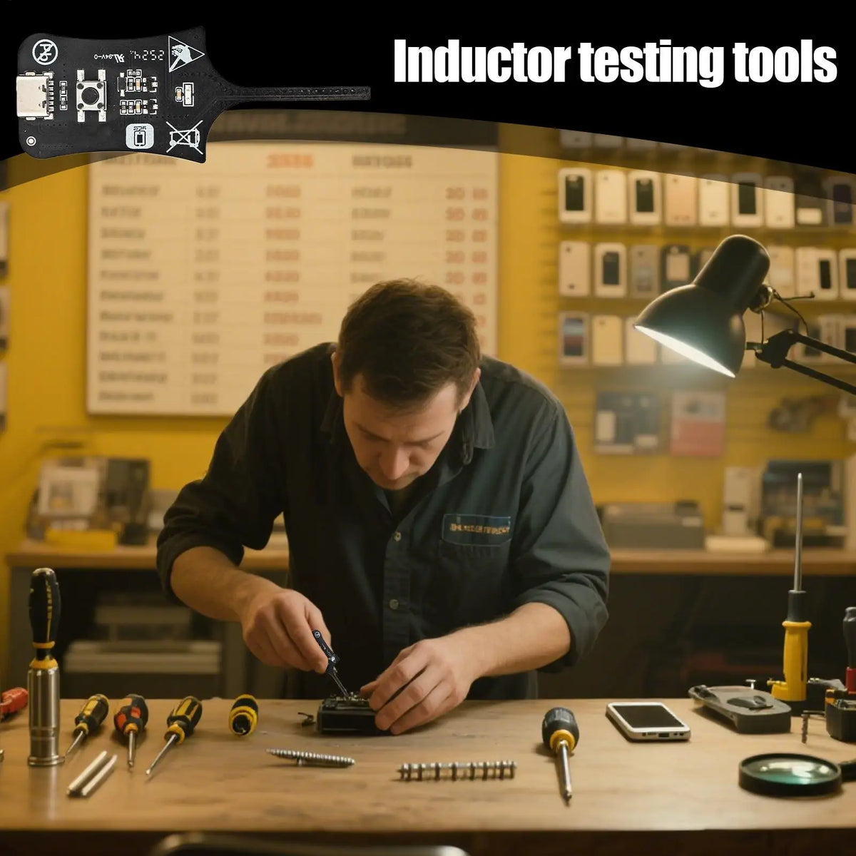 Circuit Board Inductor Test Tool