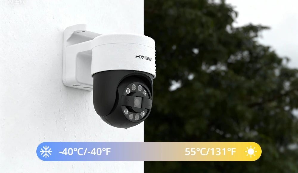 8CH 4K PoE CCTV Security Camera System with PTZ and AI Detection
