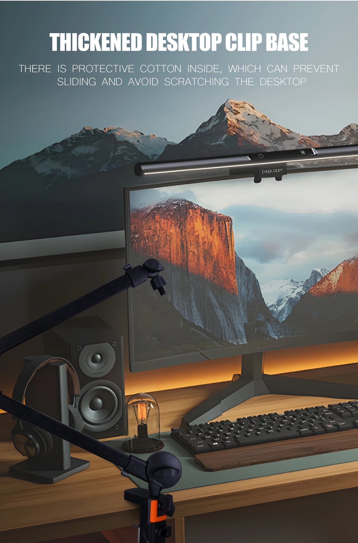 Microphone Support Spring-Free Microphone Cantilever Holder Foldable Stand Live Broadcast Stand Desktop Stand Long Arm Bracket