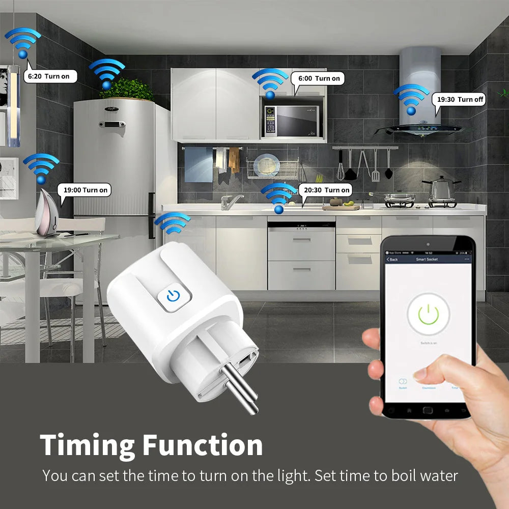Wi-Fi Smart Socket - Monitoring and Standard Options