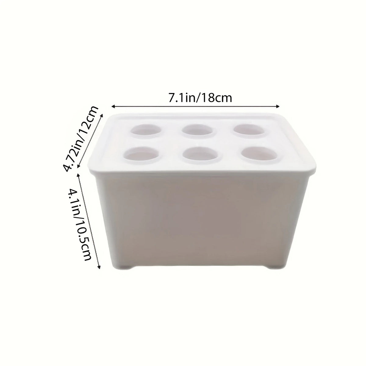 Six-Cup Hydroponic Seedling Box