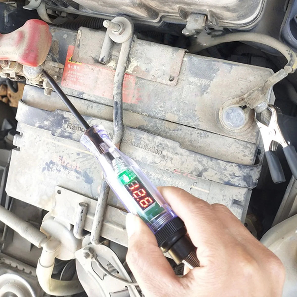 Auto LKW Spannungs-Kreislauf-Tester Auto-Diagnose-Stift Leuchte Messstift Reparaturwerkzeuge 6V 12V 24V