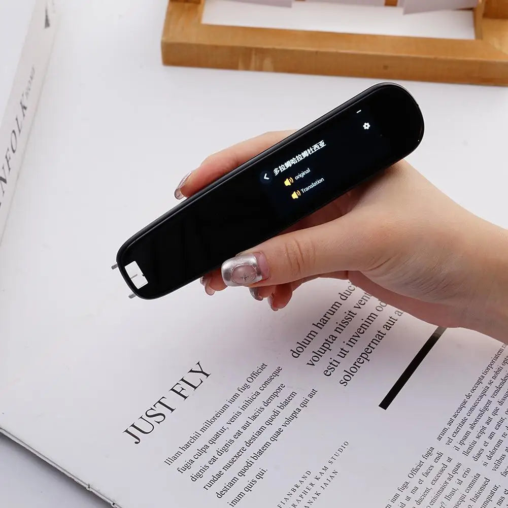 Offline Translation Pen For Teacher Student Dictionary English Intelligent Scanning Point Reading 123 Languages Translator Pen 
