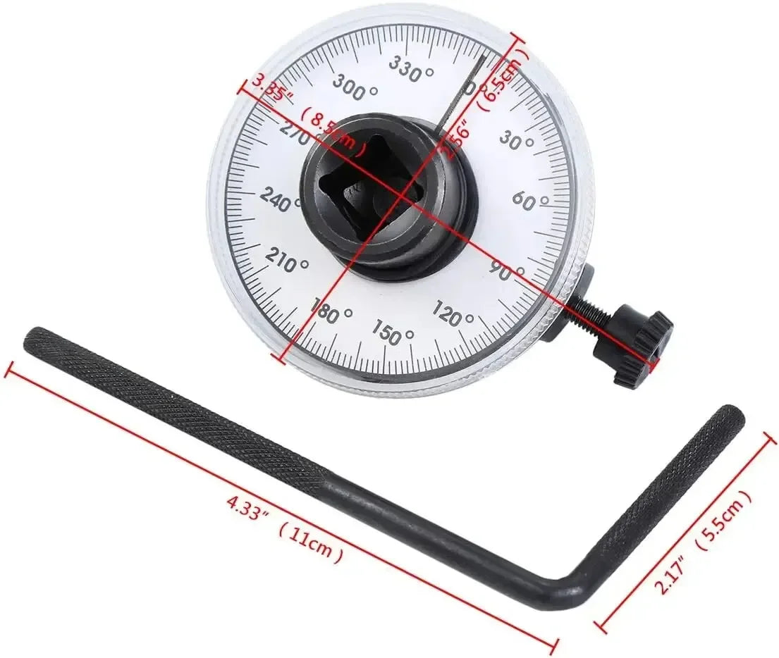 Half-Inch Drive Torque Angle Gauge