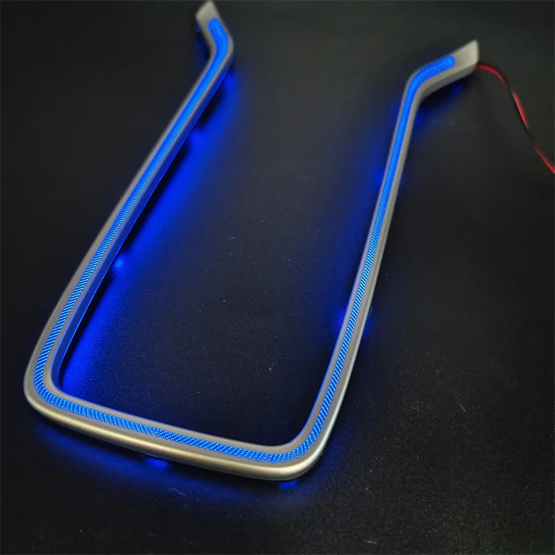 LED Cup Holder Light For Toyota Corolla Cross 2020 2021 2022 2024 Blue Interior Central Armrest Frame Atmosphere Decorative Lam