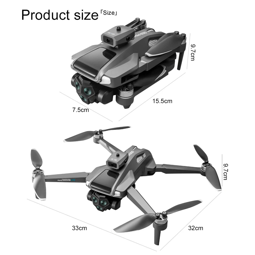 2025 New M66 Drone HD Folding Remote Control With Camera And Screen 5G FPV Camera Quadcopter Brushless Motor RC Quadcopter 