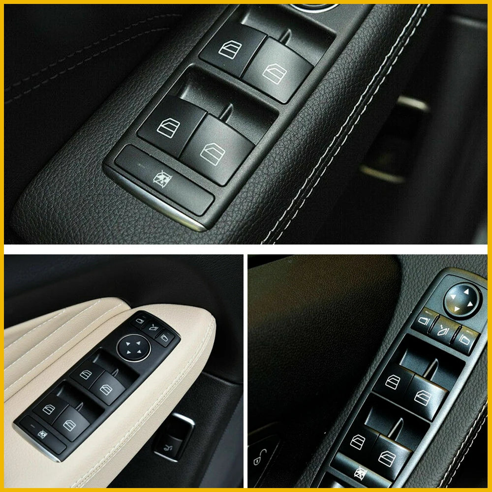 4x Car Window Switch Button Cover Cap For Mercedes Benz A B C E GLK GLA CLA W176 W246 W204 W212 X204 W156 W166 C117 Accessories