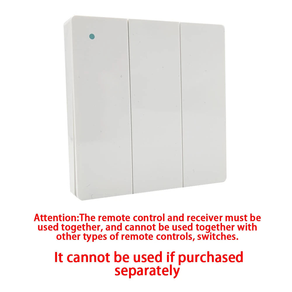 Self-Powered Kinetic Wall Switch, IP54, 95-260 V Receiver