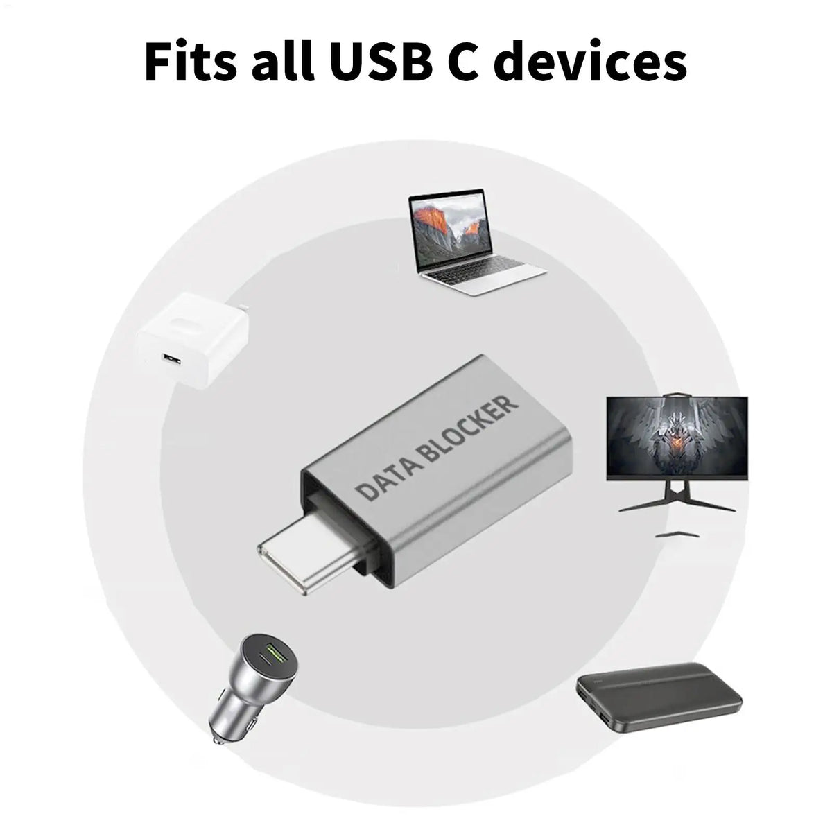Adaptor USB pentru blocare de date la încărcare