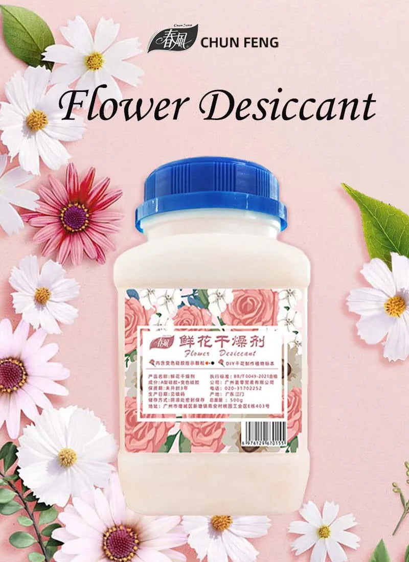 Desicant pentru uscare flori din gel de silice — 500 g