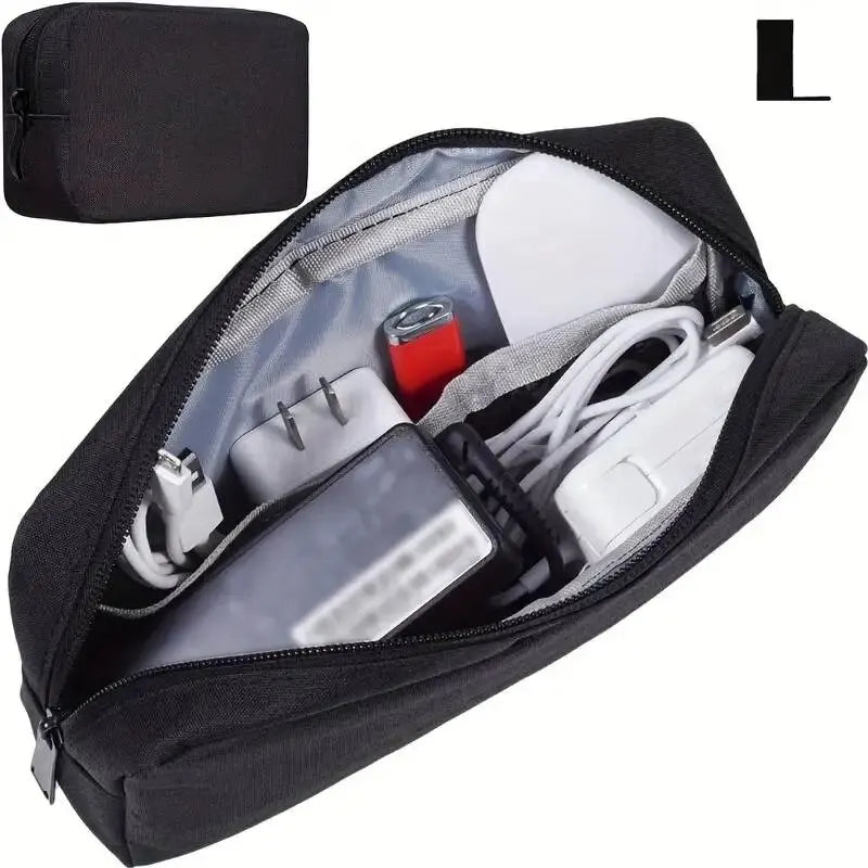 Travel Cable and Small Electronics Organiser Bag